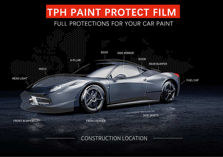 Self Repair Ppf Car Body Paint Protection Film, High Quality Self ...