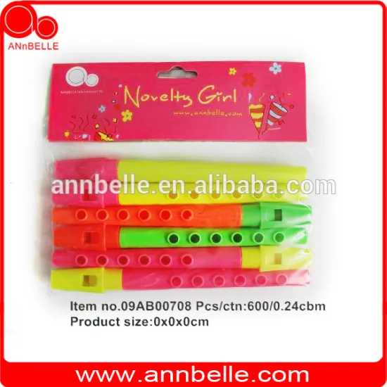 16.5x1.5cm 6pcs Happy Flute musical instrument made in china