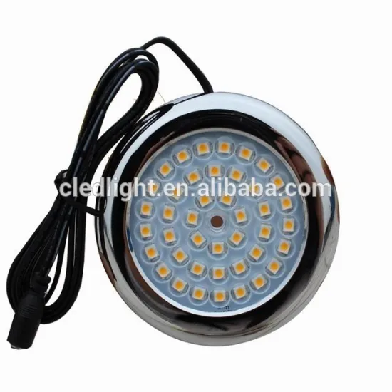 3W 12VDC Chrome Housing LED Puck Lighting