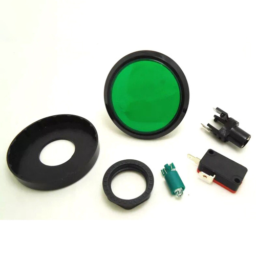 60mm Flat Round Led Push Buttons For Game