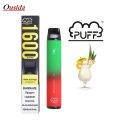 Puff XXL E-thuốc lá 1600 Puffs Vape dùng một lần