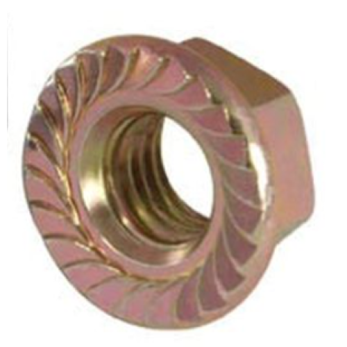 GB6177 Porcas de flange hexagonais Porcas de fixação anti-soltas