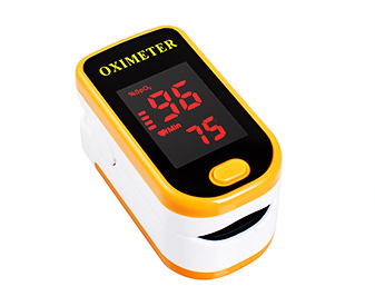 LED display finger pulse oximeter