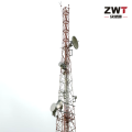 Torre de comunicação de aço angular de quatro pernas