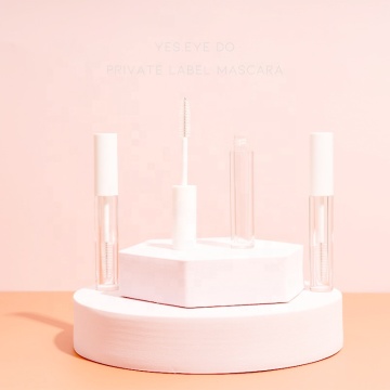 Clear Mascara Tubes: Plastic Cosmetic Bottles for Lash Enhancing Serum
