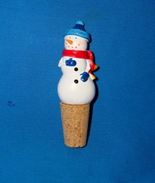 Weihnachten Dekorative Schneemann Flasche Stoppers
