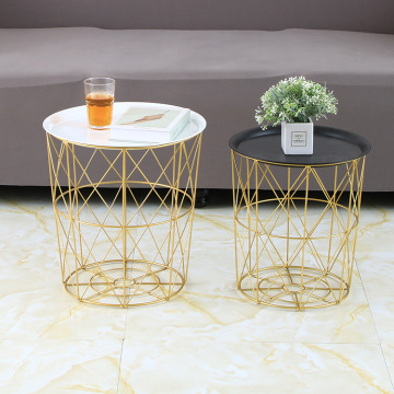 Modern Nordic Metal Coffee Table 77S103M