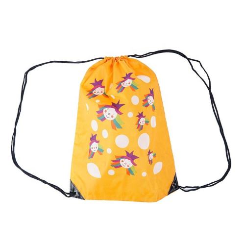 Design Printed Polyester Nylon Drawstring Bag