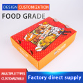 Roast chicken packaging takeaway fast food paper box