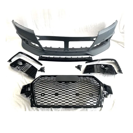 Car Accessories Facelift Bodykit for AUDI Q7 2016-2018 - RSQ7 Front Bumper Grill & Rear Diffuser Upgrade