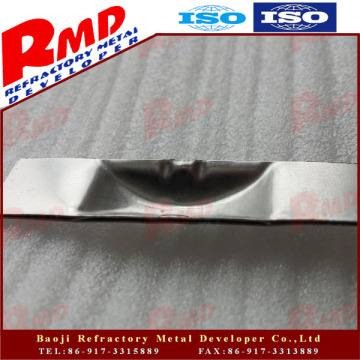 Manufacture customized tungsten thermal evaporator Boat with best price
