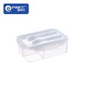 3 グリッド食品グレード長方形ランチ ボックス