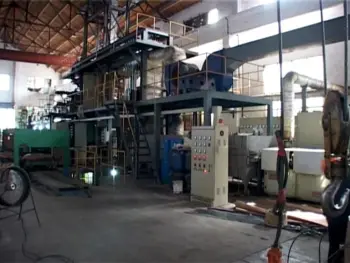 steel strapping band production line