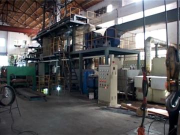 steel strapping band production line