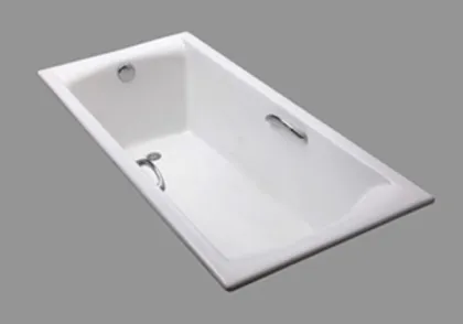 cheap enamel simple cast iron baths