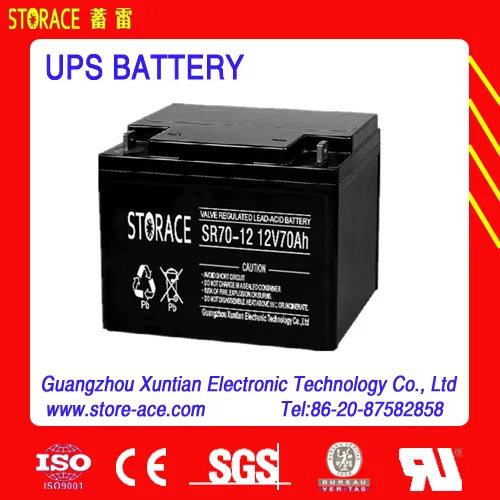 SLA Maintenance free battery 12v 70ah