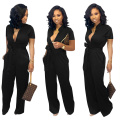 Women's Sexy V Neck Jumpsuits