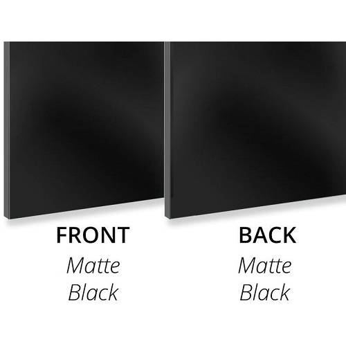 Panel compuesto de aluminio Matte Black