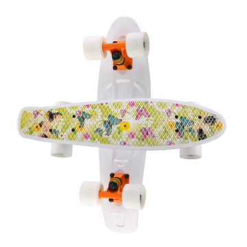 Heat Transfer Graphic Design Small Plastic Penny Skateboard