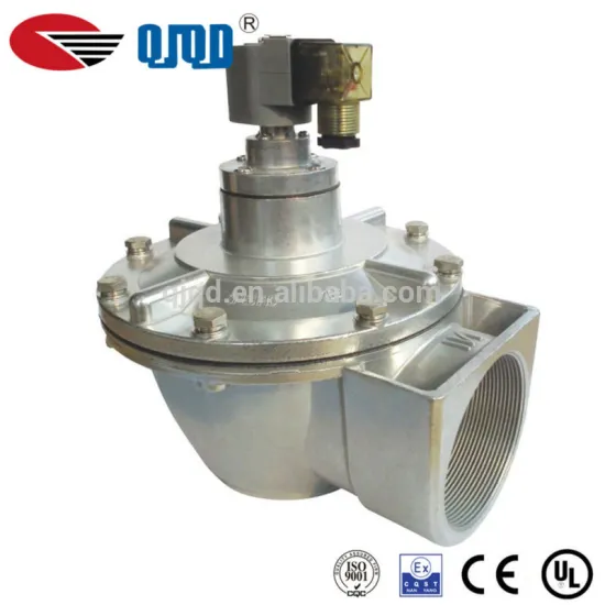 DN76 Durable Double Diaphragm Pulse Solenoid Valve With Aluminium Alloy Body