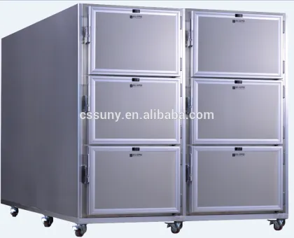 Medical Appliances 6 Body Mortuary Refrigerator