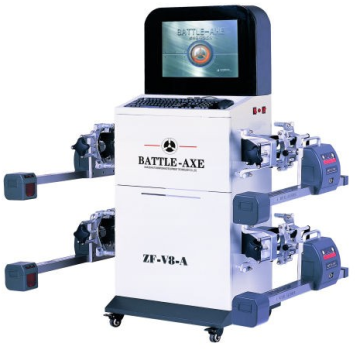 Laser Wheel Alignment Tool Machine with 13-24 Clamp - Battle Axe