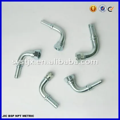Hydraulic elbow fitting elbow nipple elbow connector