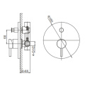 Seawave Shower Valve bi divertor