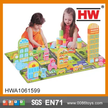 Good Quality puzzle blocks 90 piece play toy kid