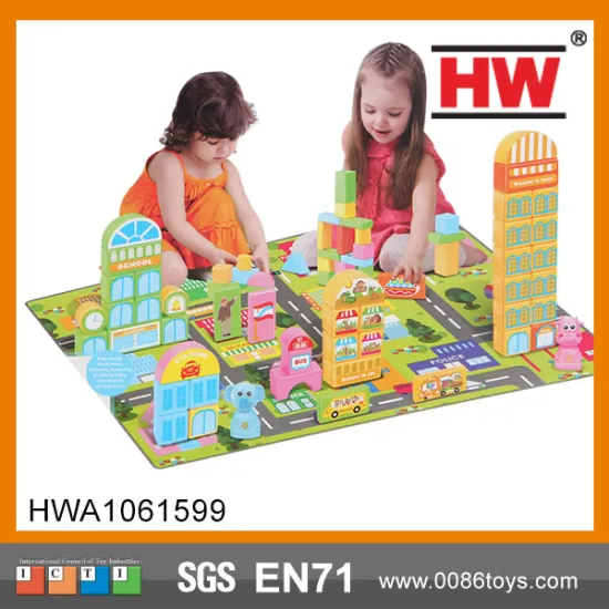 Good Quality puzzle blocks 90 piece play toy kid