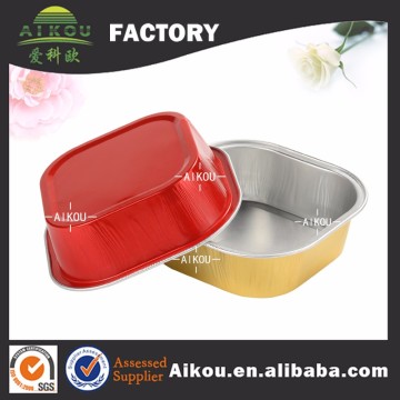 1000ml smoothwall round large aluminum foil cake pan food casserole