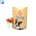 บรรจุภัณฑ์อาหารสำหรับสัตว์เลี้ยง Clear Dog Food Zipper Bag