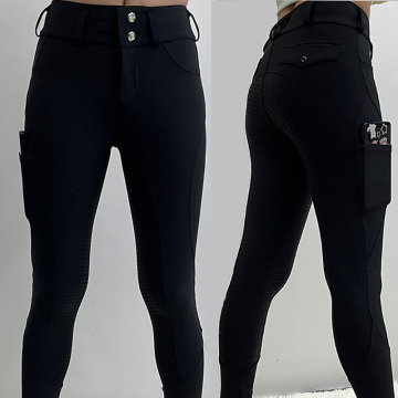 Women Black Horse Riding Breeches