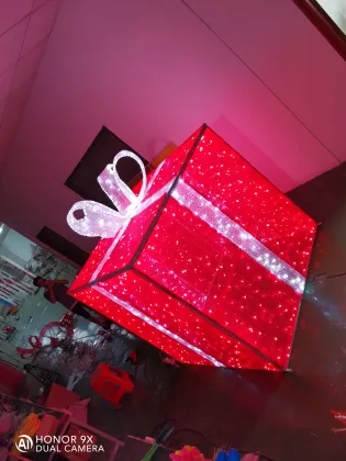LED Gift Box Christmas Decorations