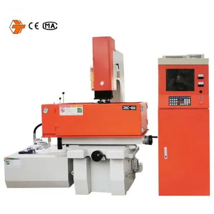 ZNC EDM 450 Manual: X-Y Axis Adjustment Guide for Spark Erosion Machines