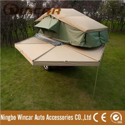 Foxwing awning Retractable Car Roof Top Tent With Fox wing awning