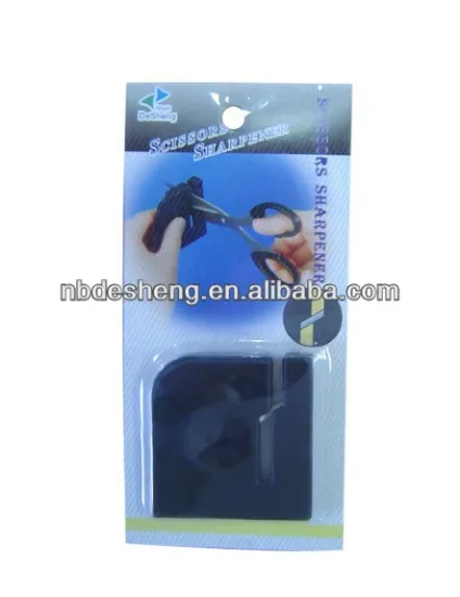 China new PP black hair scissors sharpener
