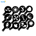 16pcs Coffee Cappuccino Chocolate Sprinkle Stencils Template