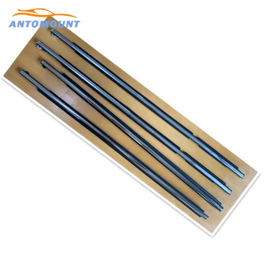 Uda Chrome Window Strip Weatherstrip Plating Molding Trim Outer Belts for Toyota Land Cruiser 2008-2016