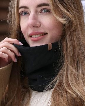 Winter Neck Warmer Men Ski Neck Gaiter Scarf For Men Women Thick Warm Fleece Windproof Scarves