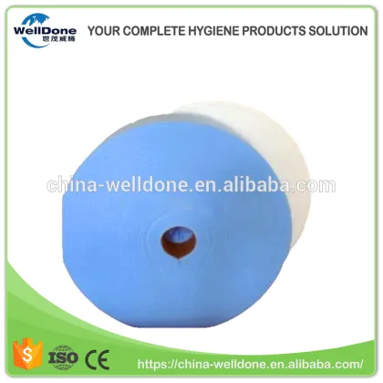 Old people's blue soft adl insert pads baby disposable diaper