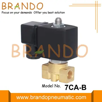 3 Way Water Solenoid Valve 1/4'' 24VDC 220VAC