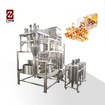 Automatic Timed and Quantitative Peanut and Nut Coating Machine
