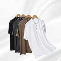 Lapela Camisas de Polo Men Camisas Polo Tops Polo Tops