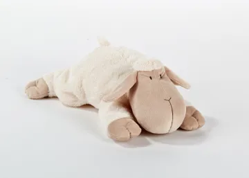 Newly Designed Beige Plush Stuffed Sheep Toy