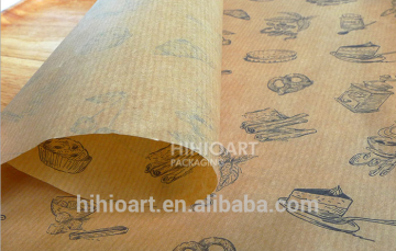 Gray Baking Shop Wrapping Paper for Bread