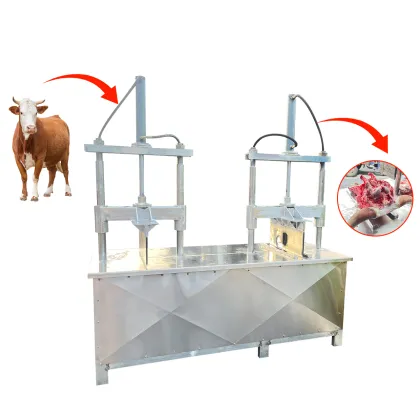 Customized Stainless Steel Food Processing Machinery - Pig Head, Sheep Head, Cow Hoof Splitting Machine for Frozen Cow Head