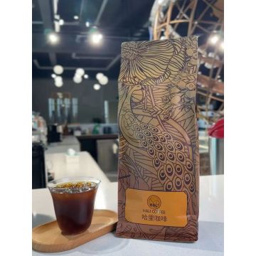 Granos de café de bayas puras