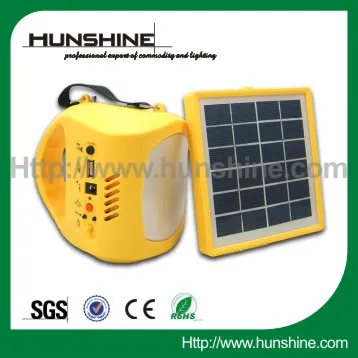 hot multifunction super brightness solar lantern with Audio