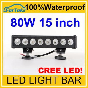 10W per chip 80w 15 inch cree led light bar